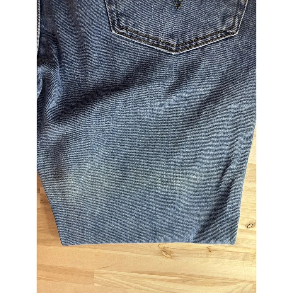 Levi's Men 38x30 Relaxed Fit 550 Straight Jeans Blue Denim 100% Cotton